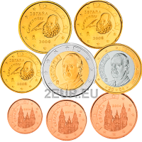 Spanien Euro set UNC 2004