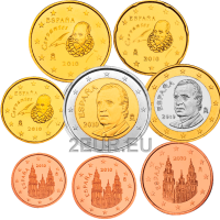 Spanien Euro set UNC 2010