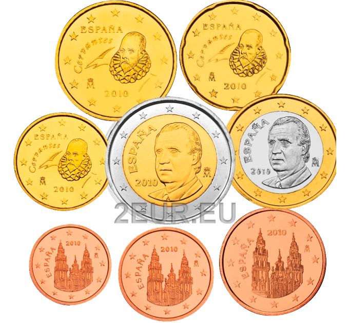 Spanien Euro set UNC 2010