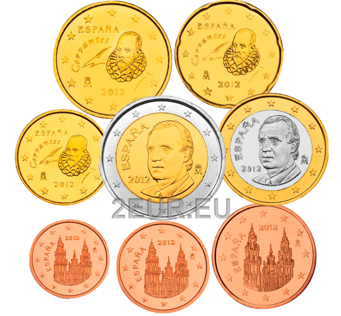 Spanien Euro set UNC 2012