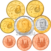 Spanien Euro set UNC 2013