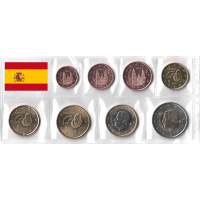 Spanien Euro set UNC 2021