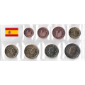 Spanien Euro set UNC 2022