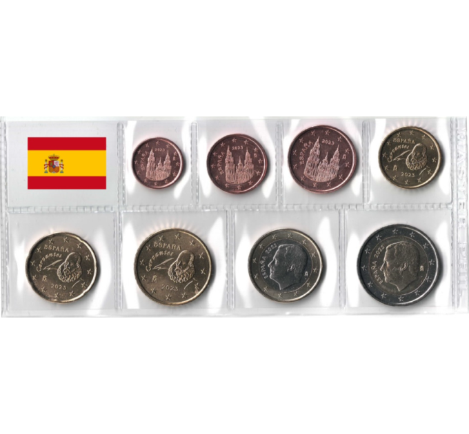 Spanien Euro set UNC 2023