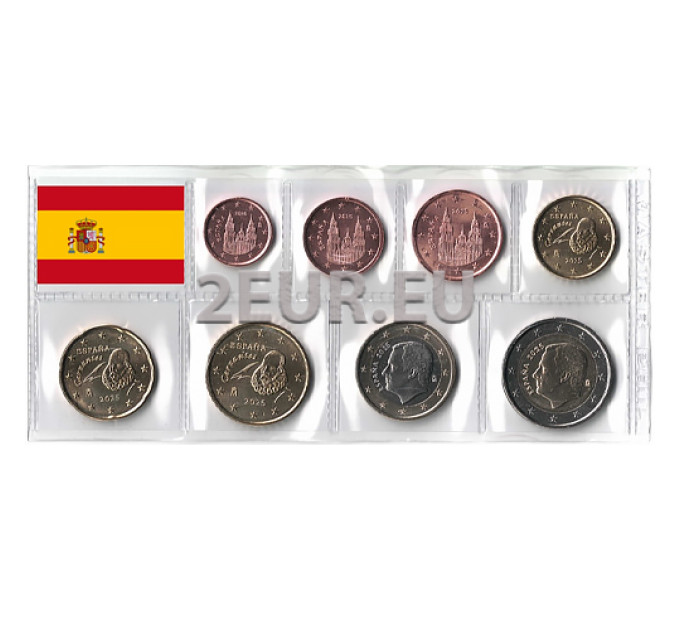 Spanien Euro set UNC 2025