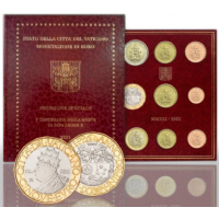 Vatikan set BU + 5 EURO 2021 - 500. Todestag von Papst Leo X.