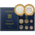 Vatikan set BU + 5 EURO 2022 - 100. Todestag von Papst Benedikt XV.