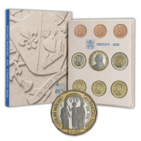 Vatikan set BU + 5 EURO 2026 - 800. Todestag des heiligen Franz von Assisi