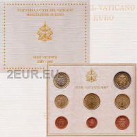 Vatikan set BU 2005 - Euro-Münzsatz  - Sede Vacante