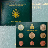 Vatikan set BU 2005 - Euro-Münzsatz  