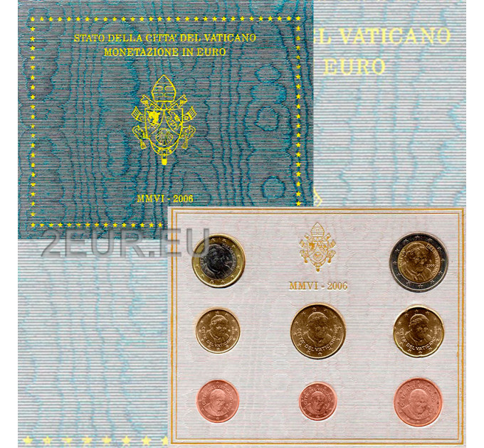 Vatikan set BU 2006 - Euro-Münzsatz  
