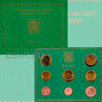 Vatikan set BU 2010 - Euro-Münzsatz  