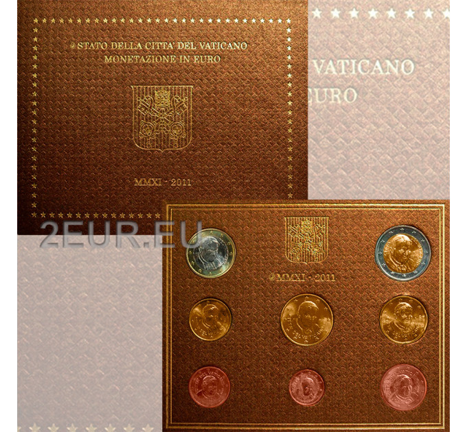 Vatikan set BU 2011 - Euro-Münzsatz  