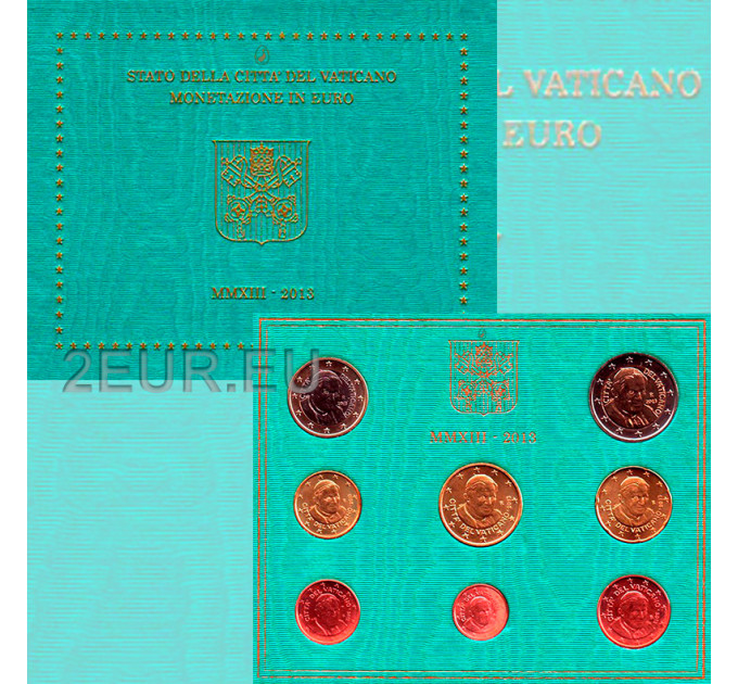 Vatikan set BU 2013 - Euro-Münzsatz  