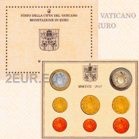 Vatikan set BU 2017 - Euro-Münzsatz  