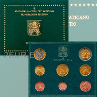 Vatikan set BU 2018 - Euro-Münzsatz  