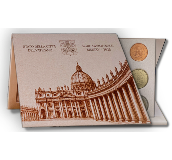 Vatikan set BU 2025 - Euro-Münzsatz  