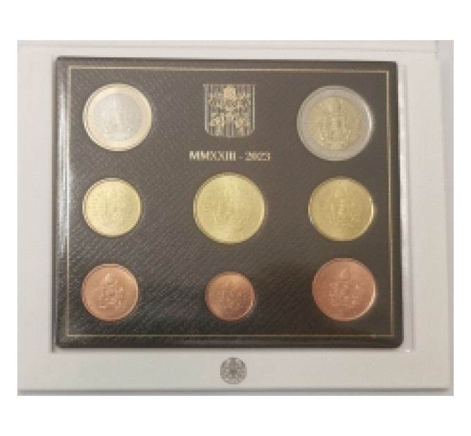 Vatikan set BU 2023 - Euro-Münzsatz  
