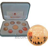 Vatikan set proof gold 2020 - Euro-Münzenset