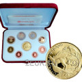 Vatikan set proof gold 2021 - Euro-Münzenset