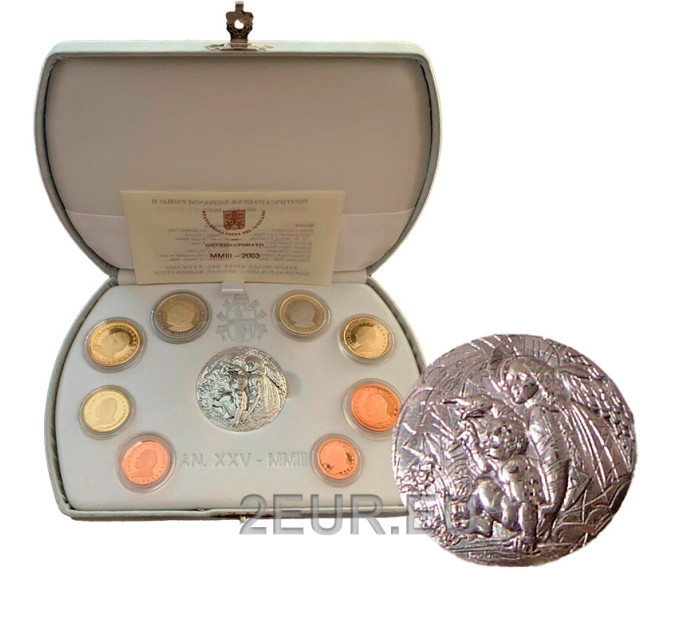 Vatikan set proof 2003 - Euro-Münzsatz  
