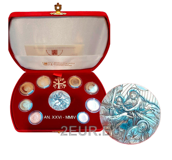 Vatikan set proof 2004 - Euro-Münzsatz  