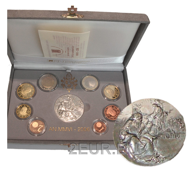 Vatikan set proof 2006 - Euro-Münzsatz  