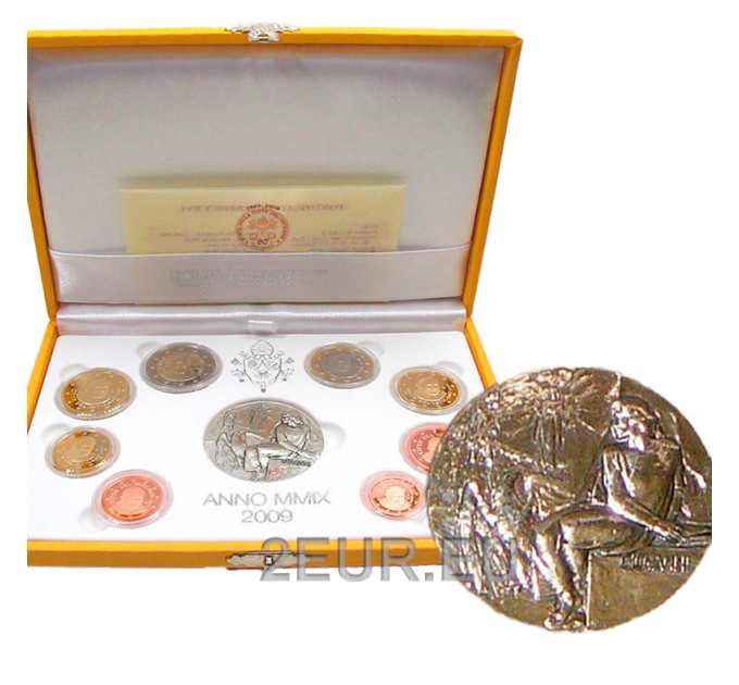 Vatikan set proof 2009 - Euro-Münzsatz  