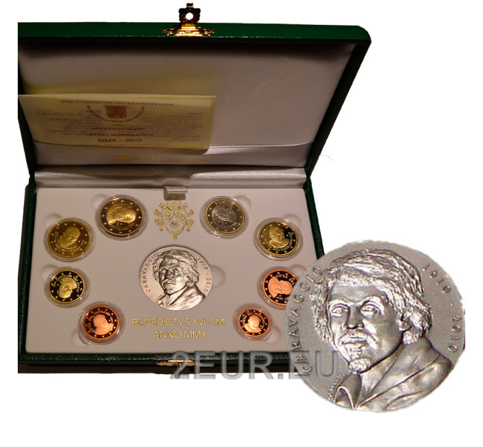 Vatikan set proof 2010 - Euro-Münzsatz  