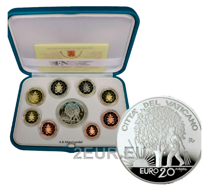 Vatikan set proof 2019 - Euro-Münzsatz  
