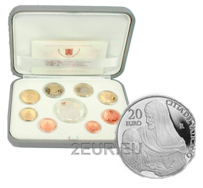 Vatikan set proof 2020 - Euro-Münzsatz  