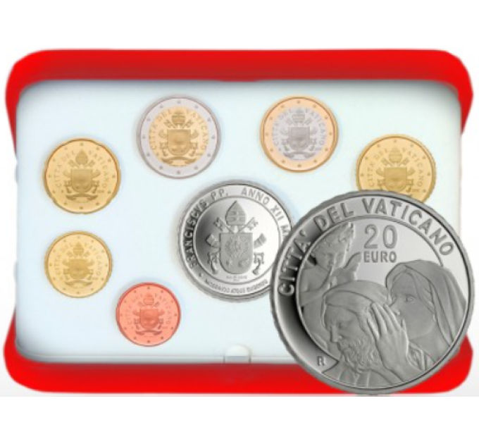Vatikan set proof 2024 - Euro-Münzsatz  