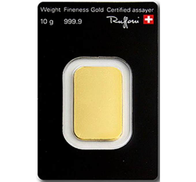 10g Goldbarren Argor Heraeus