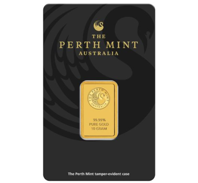 10g Goldbarren Perth Mint