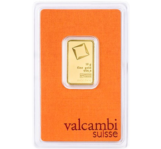 10g Goldbarren Valcambi