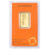 10g Goldbarren Valcambi