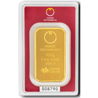 100 g Goldbarren Austrian Mint