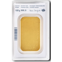 100 g Goldbarren Austrian Mint