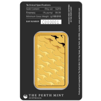 100 g Goldbarren Perth Mint