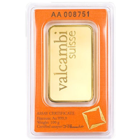 100 g Goldbarren Valcambi