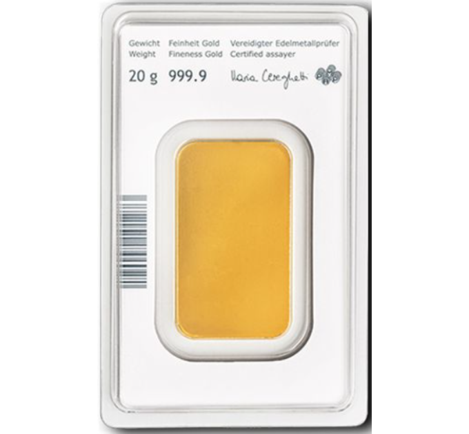 20g Goldbarren Austrian Mint