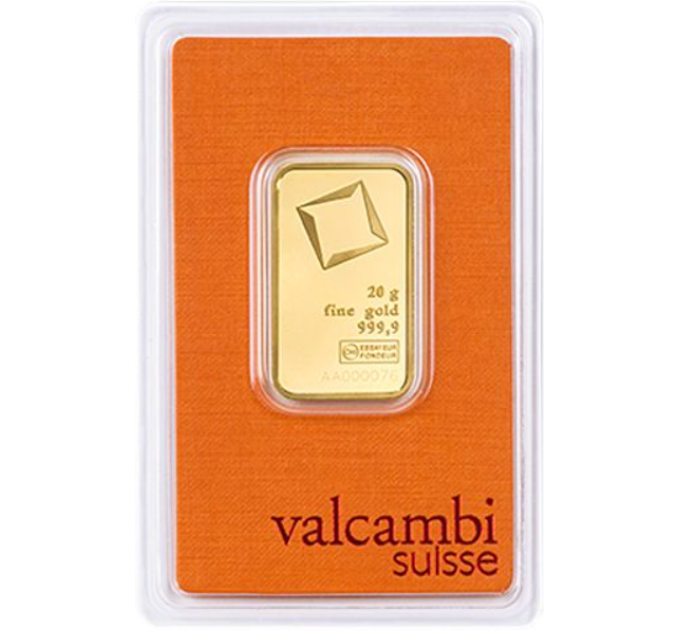 20g Goldbarren Valcambi