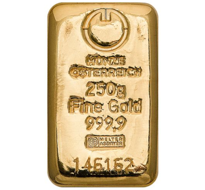 250 g Goldbarren LBMA-Hersteller