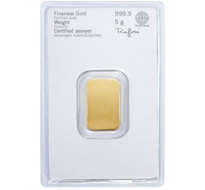 5g Goldbarren Heraeus