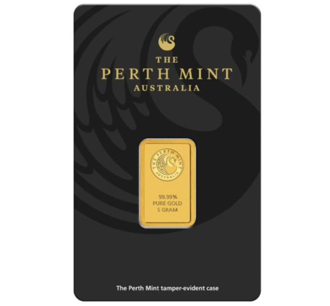5g Goldbarren Perth Mint
