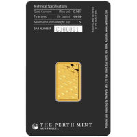 5g Goldbarren Perth Mint