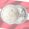 Lettland 2 Euro UNC 2015 - Storch