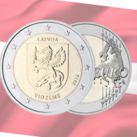 Lettland 2 Euro UNC 2016 - Vidzeme