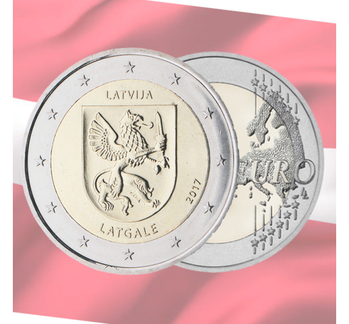 Lettland 2 Euro UNC 2017 - Lettgallen