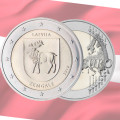 Lettland 2 euro UNC 2018 - Zemgale